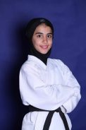 حضور دختر کاراته کا مس رفسنجان در تیم ملی