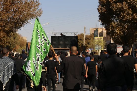 راهپیمایی جاماندگان اربعین در رفسنجان + عکس