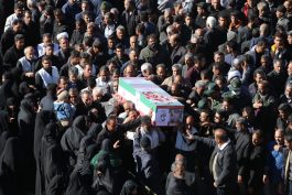 <span style='color:#a2a2a2;font-size:12px;'>گزارش تصویری؛</span><br/>دو شهید حادثه تروریستی کرمان در رفسنجان تشییع شدند