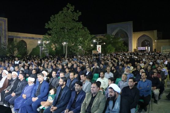 اجتماع بزرگ مردمی در رثای شهادت رئیس جمهور