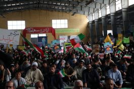 <span style='color:#a2a2a2;font-size:12px;'>گزارش تصویری؛</span><br/>اجتماع یومالله ۱۳ آبان در رفسنجان برگزار شد