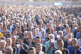 <span style='color:#a2a2a2;font-size:12px;'>گزارش تصویری؛</span><br/>نماز عید سعید فطر در مصلی رفسنجان برگزار شد