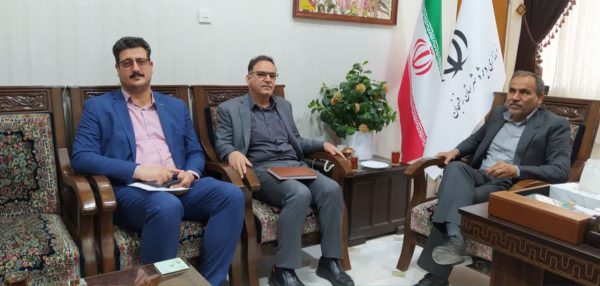 دیدار سرپرست مخابرات رفسنجان با فرماندار