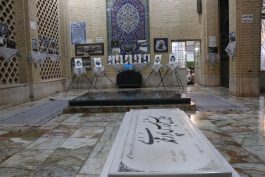 برپایی نمایشگاه «خاطرات وداع»  در رفسنجان