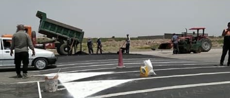 آغاز ادامه پروژه آسفالت محور داوران در رفسنجان