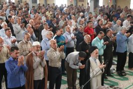 <span style='color:#a2a2a2;font-size:12px;'>گزارش تصویری؛</span><br/>برگزاری نماز عید قربان در مصلی امام خامنهای رفسنجان