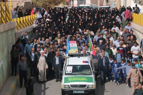 <span style='color:#a2a2a2;font-size:12px;'>گزارش تصویری؛</span><br/>استقبال از شهید گمنام در کبوترخان و ورودی رفسنجان