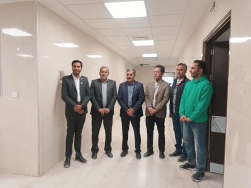 بازدید از پروژه در حال ساخت توسعه اتاق‌های عمل بیمارستان حضرت علی ابن ابیطالب(ع) رفسنجان