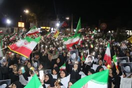 <span style='color:#a2a2a2;font-size:12px;'>گزارش تصویری؛</span><br/>هفتمین شب از قرار شبانه مردم رفسنجان