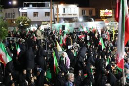 <span style='color:#a2a2a2;font-size:12px;'>گزارش تصویری؛</span><br/>شب پنجاه و سوم گردهمایی مردم رفسنجان در حمایت از نیروهای مسلح