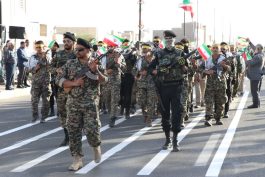 <span style='color:#a2a2a2;font-size:12px;'>گزارش تصویری؛</span><br/>نمایش عظیم اقتدار ملی «جان‌فدایان ایران امام‌رضایی» در رفسنجان