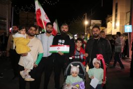 <span style='color:#a2a2a2;font-size:12px;'>گزارش تصویری؛</span><br/>هم‌صدایی مردمی برای قدردانی از نیروهای مدافع امنیت