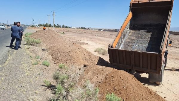 آغاز عملیات ایمن‌سازی محور بهرمان به جوادیه الهیه فلاح بخش نوق