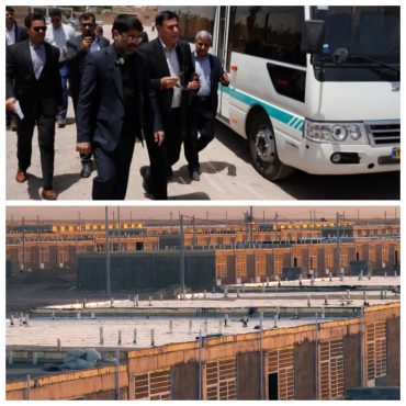 بازدید مسئولان استانی و شهرستانی از مهمانشهر قدیم و جدید رفسنجان