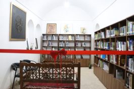 نمایشگاه طنین ایثار در رفسنجان به ایستگاه پایانی رسید / گشایش نخستین کتابخانه تخصصی هنر در قلب تیمچه معین